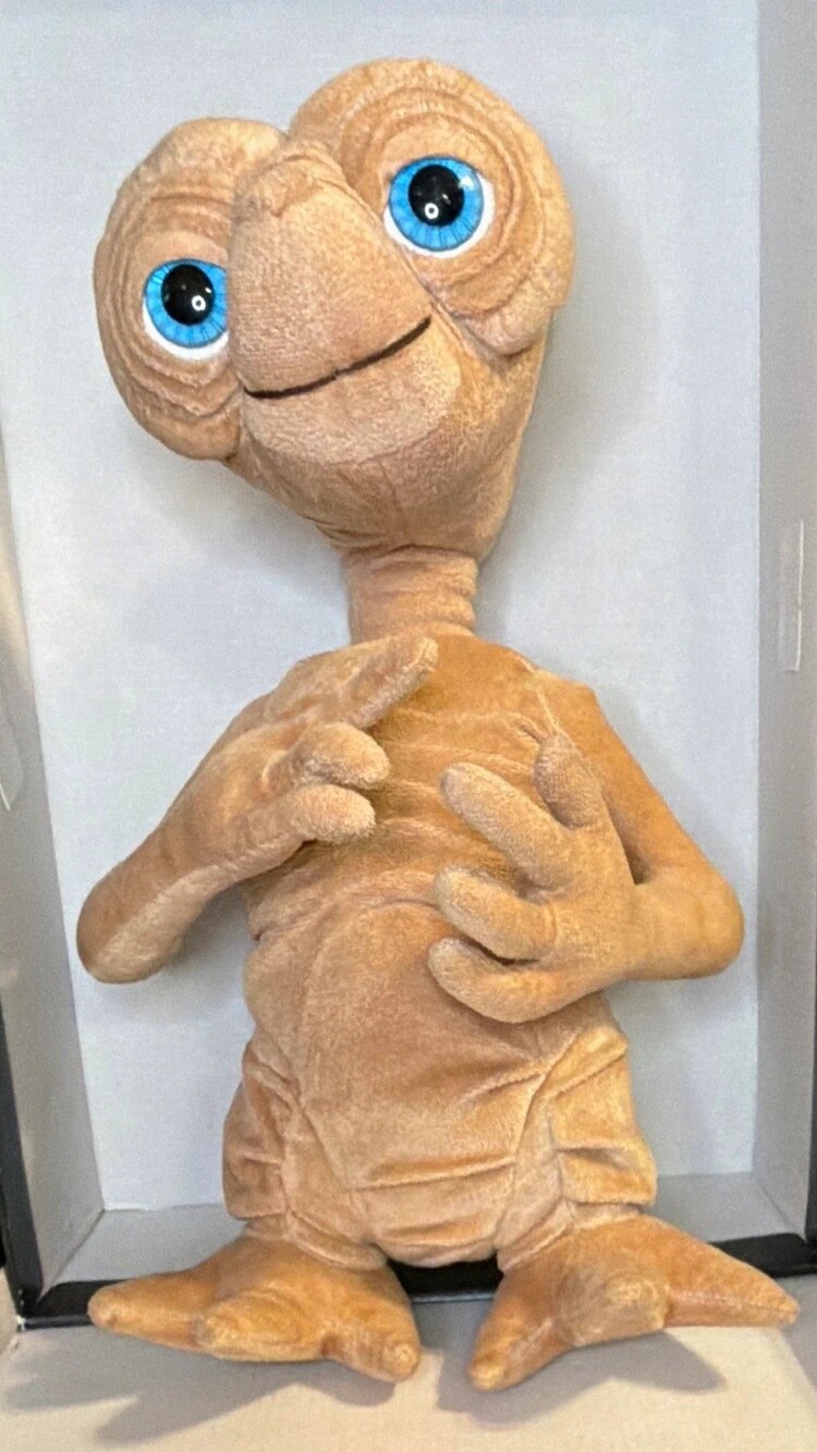 Universal Studios E.T. The Extra-Terrestrial Medium Brown Washable Stuffed Plush
